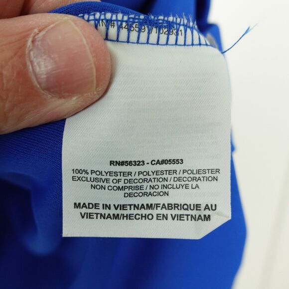 Nike Tennis Dri-Fit Mens Short Sleeve Polo Size XL Blue Activewear NWT - Picture 8 of 12